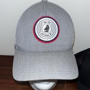 Bali Hai Las Vegas Travis Mathew Gray Trucker SnapBack Mesh 110 Flexfit Golf Cap